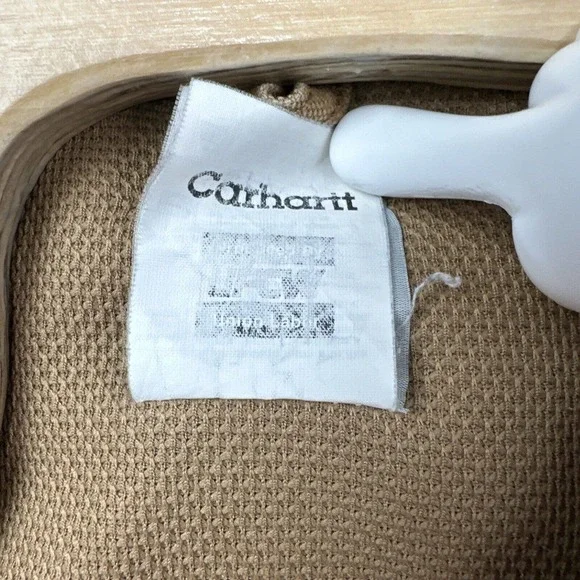 Vintage Carhartt Jacket Mens 4XL Brown Duck J131 Hoodie Union Michigan‎ USA VGC - Picture 10 of 16